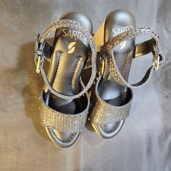 BRAND NEW FRANCO SARTO BLOCK HEEL OPEN-TOE SANDAL G1 - Picture 7 of 15